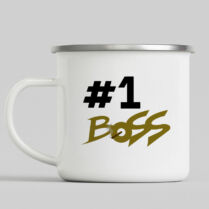 #1 Boss M - Κούπα Vintage Eμαγιέ - Λευκό Memorybox #1 Boss M - Κούπα Vintage Eμαγιέ - Λευκό Memorybox