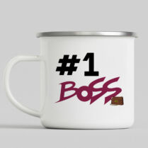 #1 Boss W - Κούπα Vintage Eμαγιέ - Λευκό Memorybox #1 Boss W - Κούπα Vintage Eμαγιέ - Λευκό Memorybox