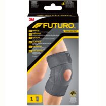 3M Futuro Comfort Fit Ρυθμιζόμενη Επιγονατίδα για Καθημερινή Άνεση & Στήριξη Γκρι One Size 1 Τεμάχιο, Κωδ 04039