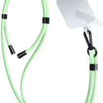 3MK EasyClip - Αποσπώμενο Λουράκι Λαιμού για Θήκες Κινητών / Smartphones - Green / Black (5903108568630)