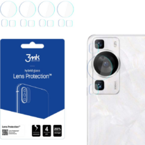 3MK Hybrid Glass Camera Protector - Αντιχαρακτικό Υβριδικό Προστατευτικό Γυαλί για Φακό Κάμερας Huawei P60 - 4 Τεμάχια (5903108522243)
