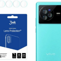 3MK Hybrid Glass Camera Protector - Αντιχαρακτικό Υβριδικό Προστατευτικό Γυαλί για Φακό Κάμερας Vivo X80 - 4 Τεμάχια (5903108477055)