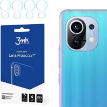 3MK Hybrid Glass Camera Protector - Αντιχαρακτικό Υβριδικό Προστατευτικό Γυαλί για Φακό Κάμερας Xiaomi Mi 11 - 4 Τεμάχια (5903108360173)