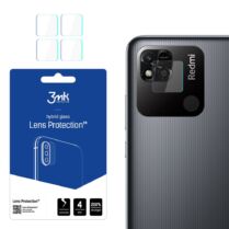 3MK Hybrid Glass Camera Protector - Αντιχαρακτικό Υβριδικό Προστατευτικό Γυαλί για Φακό Κάμερας Xiaomi Redmi 10A - 4 Τεμάχια (5903108487290)