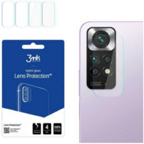 3MK Hybrid Glass Camera Protector - Αντιχαρακτικό Υβριδικό Προστατευτικό Γυαλί για Φακό Κάμερας Xiaomi Redmi Note 11S 4G - 4 Τεμάχια (5903108462891)