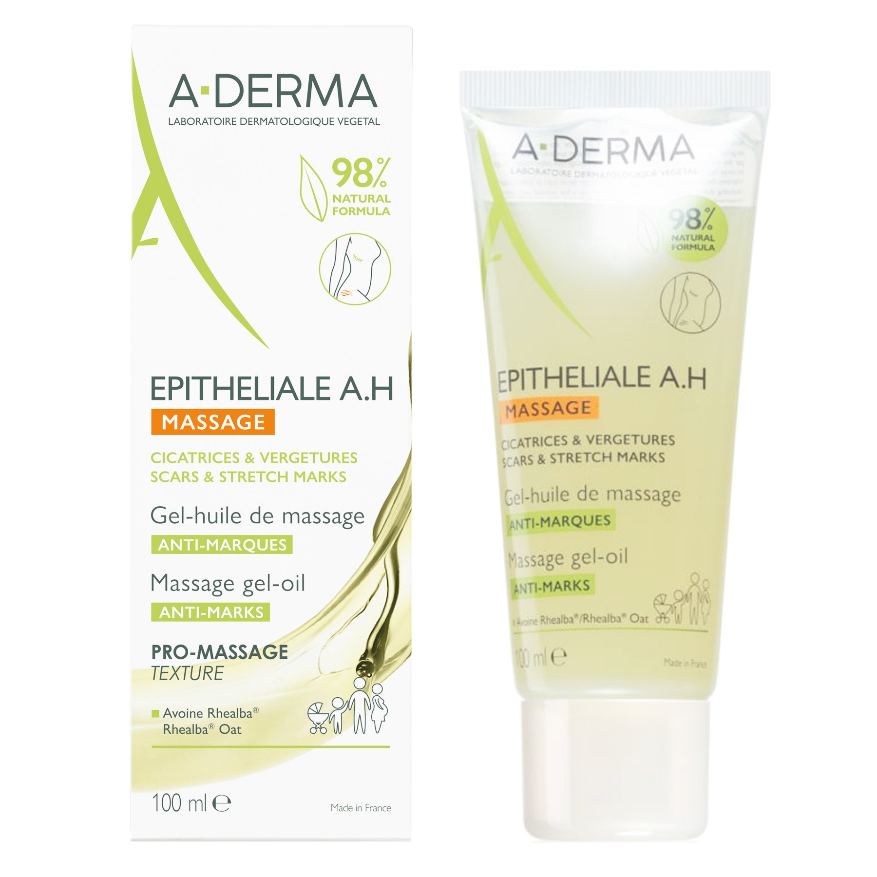 A-Derma Epitheliale A.H Massage Gel - Oil Έλαιο για Μασάζ Κατά των Δερματικών Σημαδιών 100ml A-Derma Epitheliale A.H Massage Gel - Oil Έλαιο για Μασάζ Κατά των Δερματικών Σημαδιών 100ml