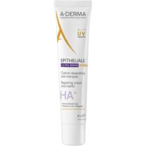 A-Derma Epitheliale ΗΑ+ Ultra Repair Spf50+ & Anti-Marks Cream Προστατευτική & Επανορθωτική Κρέμα Πολύ Υψηλής Προστασίας Κατά των Σημαδιών Χωρίς Άρωμα 40ml