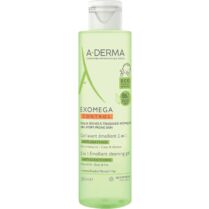 A-Derma Exomega Control 2in1 Anti-Scratching Emolient Cleansing Gel Gel Καθαρισμού για Σώμα - Μαλλιά, Κατάλληλο για Ξηρό Δέρμα με Τάση Ατοπικού Εκζέματος 200ml