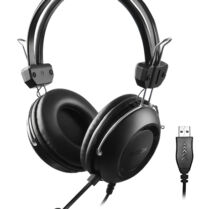 A4TECH Headset HU-35 USB 40mm ακουστικά 102 dB μαύρα AKOUSTIKA5