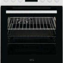 AEG CCB56481BW Κουζίνα 58lt με Κεραμικές Εστίες Π50εκ, Α, Λευκή CCB56481BW