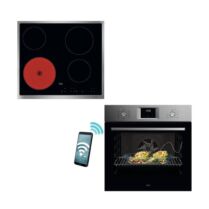 AEG OA5CB31SM Φούρνος & TN64RA00XB 60cm Κεραμική Εστία Set Εντοιχισμού