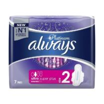 ALWAYS Platinum Ultra Long Super No2 Σερβιετάκια Με Φτερά 7 Τεμάχια