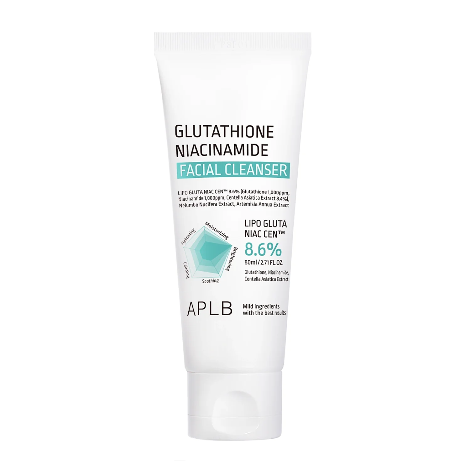 APLB Glutathione Niacinamide Facial Cleanser Face Wash 80ml APLB APLB Glutathione Niacinamide Facial Cleanser Face Wash 80ml APLB