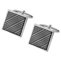 ASCOT Μανικετόκουμπα από ανοξείδωτο ατσάλι Silver JTC/6086