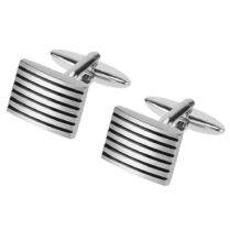 ASCOT Μανικετόκουμπα από ανοξείδωτο ατσάλι Silver JTC/2494L