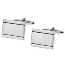 ASCOT Μανικετόκουμπα από ανοξείδωτο ατσάλι Silver JTC/15116L