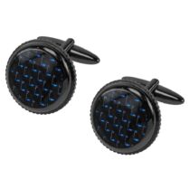 ASCOT Μανικετόκουμπα από ανοξείδωτο ατσάλι Black JTC/6622BB