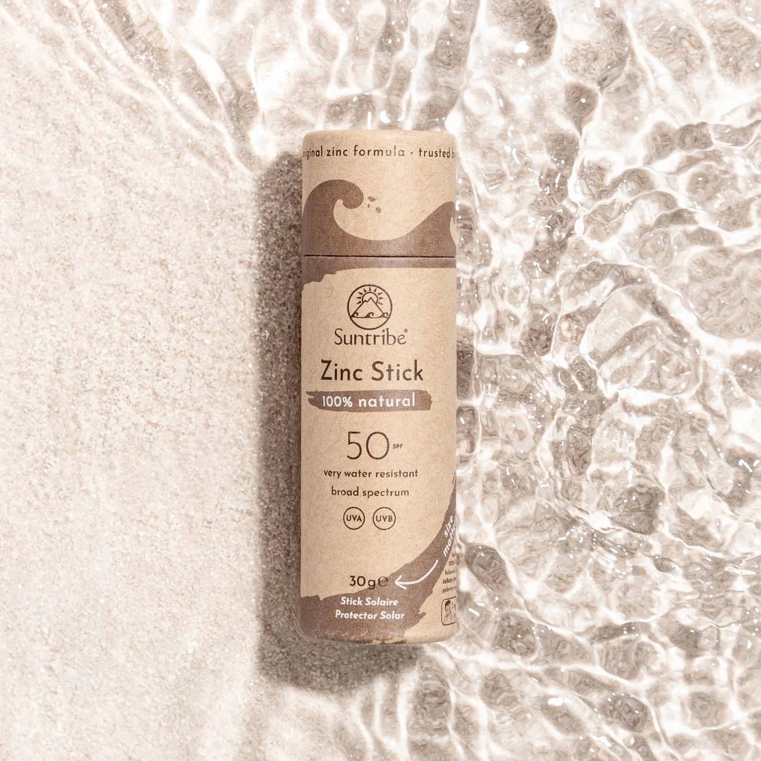 Active Sports Zinc Stick SPF50 30g-Mud Tint Suntribe Active Sports Zinc Stick SPF50 30g-Mud Tint Suntribe