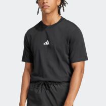 Adidas ανδρικό T-shirt Regular Fit "Essentials Small Logo" - JE9024 Μαύρο