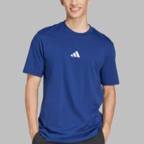 Adidas ανδρικό T-shirt Regular Fit "Essentials Small Logo" - JF1093 Μπλε