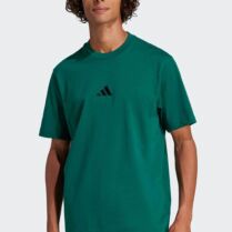 Adidas ανδρικό T-shirt Regular Fit "Essentials Small Logo" - JF1096 Πράσινο