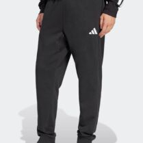 Adidas ανδρικό παντελόνι φόρμας Regular Fit "Essentials Feel Cozy French Terry" - JE3854 Μαύρο