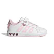 Adidas παιδικά αθλητικά παπούτσια για κορίτσια "Grand Court Disney Minnie Mouse" (28-35,5) - 363679 Λευκό Adidas παιδικά αθλητικά παπούτσια για κορίτσια "Grand Court Disney Minnie Mouse" (28-35,5) - 363679 Λευκό