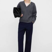 Adolfo Domínguez γυναικείο παντελόνι chinos Straight Fit - 268072385 Μπλε