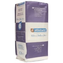 AlfaShield Gauze Swabs 5x5cm 8ply Γάζα μη Αποστειρωμένη Απλή 100 Τεμάχια