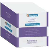 AlfaShield Non-Woven Swabs Non Sterile 10x10cm 4ply Επιθέματα μη Αποστειρωμένα 100 Τεμάχια