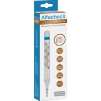 Alfacheck Gallium Mercury Free Clinical Thermometer Κλινικό Αναλογικό Θερμόμετρο Χωρίς Υδράργυρο Υψηλής Ακρίβειας & Εύκολο στη Χρήση 1 Τεμάχιο
