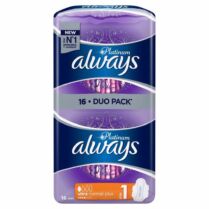 Always Platinum Ultra Normal Plus No1 Σερβιέτες Με Φτερά 16τμχ