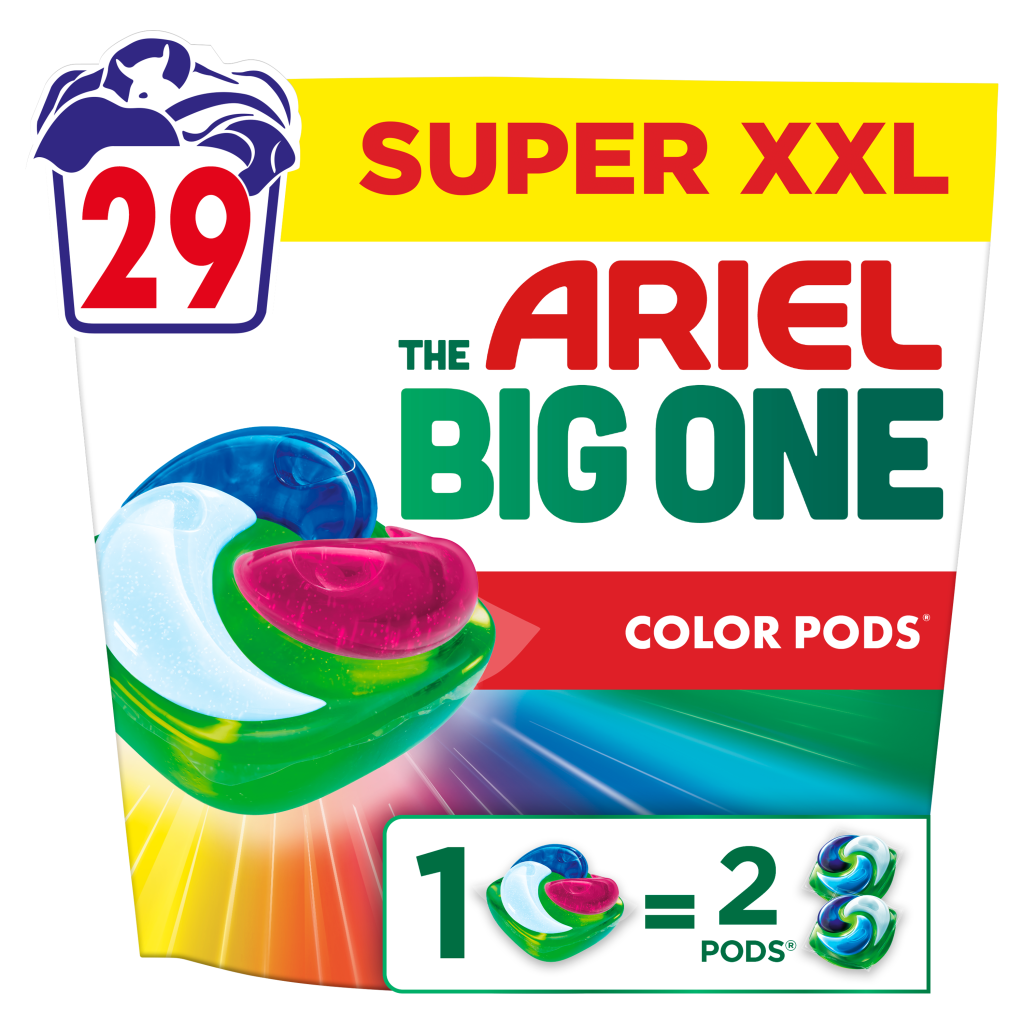Ariel Allin1 PODS® BIG ONE Color Κάψουλες Πλυντηρίου - 29 Κάψουλες Ariel Allin1 PODS® BIG ONE Color Κάψουλες Πλυντηρίου - 29 Κάψουλες