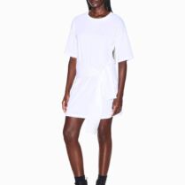 Armani Exchange γυναικείο mini φόρεμα με λογότυπο και ζώνη - XW002085AF10356 Λευκό Armani Exchange γυναικείο mini φόρεμα με λογότυπο και ζώνη - XW002085AF10356 Λευκό