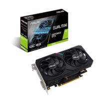 Asus GeForce GTX 1650 4GB Dual Mini OC Κάρτα Γραφικών