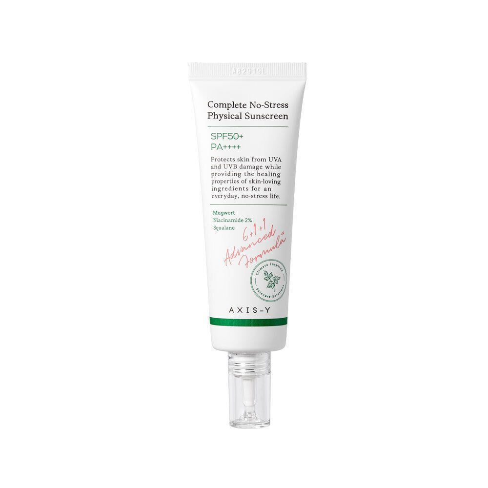 Axis-Y Complete No-Stress Physical Sunscreen SPF50+PA++++ 50ml AXIS-Y Axis-Y Complete No-Stress Physical Sunscreen SPF50+PA++++ 50ml AXIS-Y