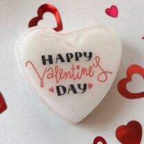 Aρωματικό Σαπούνι Λευκή Καρδιά ΄΄Happy Valentine΄s Day΄΄