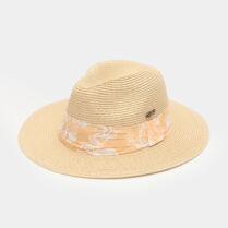 Beige Panama w/ orange bandanna Μπεζ Interhat
