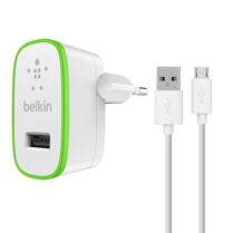 Belkin Φορτιστής Ταξιδιού Micro USB 2.4A White