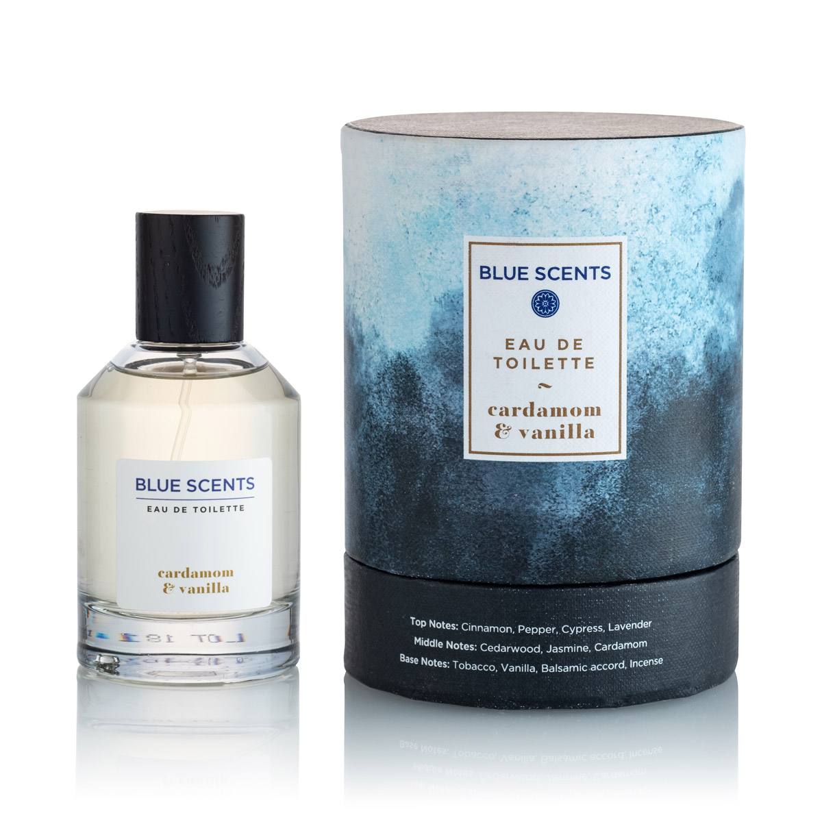 Blue Scents CARDAMOM & VANILLA EAU DE TOILETTE 100ml Blue Scents CARDAMOM & VANILLA EAU DE TOILETTE 100ml
