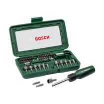 Bosch 2607019504 Κατσαβίδι με Σετ 46 Τεμαχίων Κατσαβιδόλαμες & Καρυδάκια