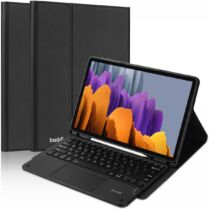 Buddi Zuna Keyboard Case - Θήκη με Υποδοχή για Γραφίδα και Πληκτρολόγιο Bluetooth - Samsung Galaxy Tab S8 Plus / S7 Plus / S7 FE 12.4" - Black (8719246386626)