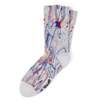 CAMPER ADERERROR - Unisex Κάλτσες - Γκρι,Λευκό, Μέγεθος M, Cotton fabric