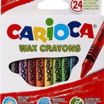 Carioca Crayons Κέρινο Wax 24Τμχ (239.423.667)