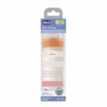 Chicco Μπιμπερό Γυάλινο GIRL Well Being 240ML 0Μ+