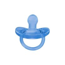 Chicco Πιπίλα Όλο Σιλικόνη ΜΠΛΕ 6-16M+