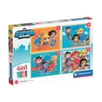 Clementoni 4 σε 1 S.C. DC Comics Super Friends 1200-21520 Παζλ Clementoni 4 σε 1 S.C. DC Comics Super Friends 1200-21520 Παζλ