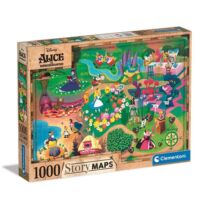 Clementoni Story Maps: Η Αλίκη στη Χώρα των Θαυμάτων 1000 Τμχ 1260-39667 Παζλ Clementoni Story Maps: Η Αλίκη στη Χώρα των Θαυμάτων 1000 Τμχ 1260-39667 Παζλ