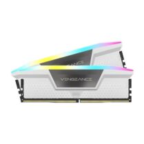 Corsair DDR5 5200 2 x 16GB C40 Vengeance RGB White Μνήμη RAM