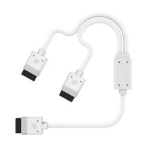 Corsair Icue 1 x 600 mm Y Straight Connectors White Καλώδιο Corsair Icue 1 x 600 mm Y Straight Connectors White Καλώδιο